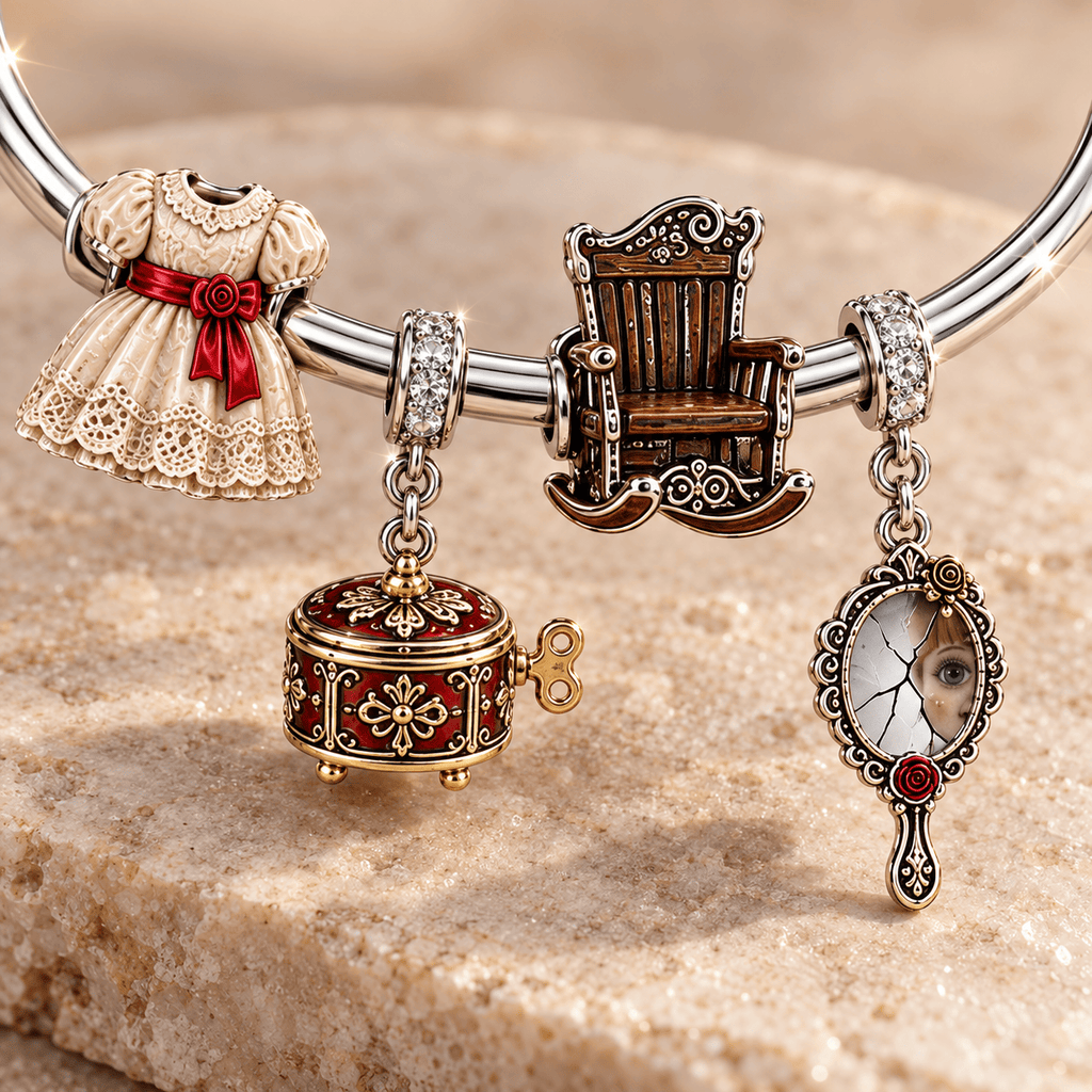 ANBL Sliver Charm Bracelet Set TMH