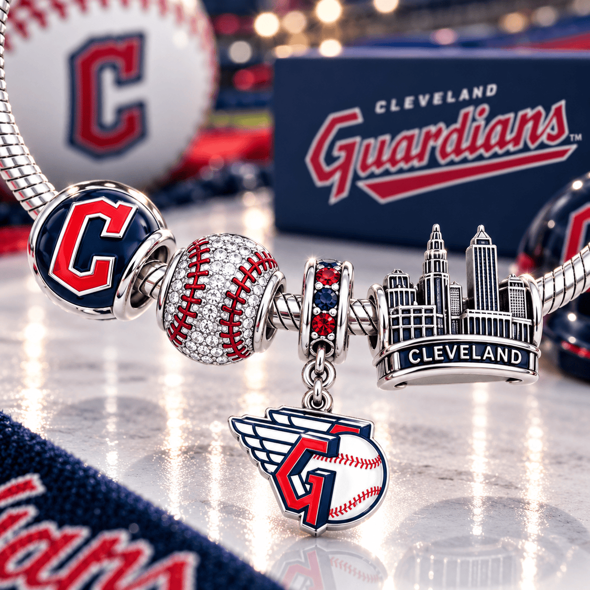 CLG Silver Charm Bracelet Set VTH