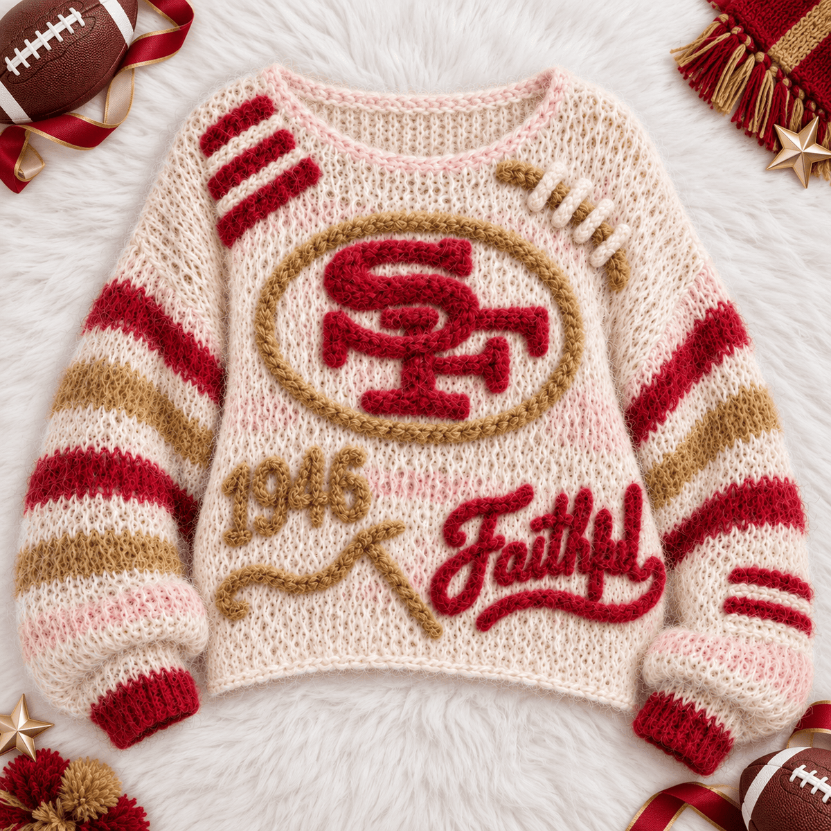 SF49 Women’s Open-Knit Sweater NTKO