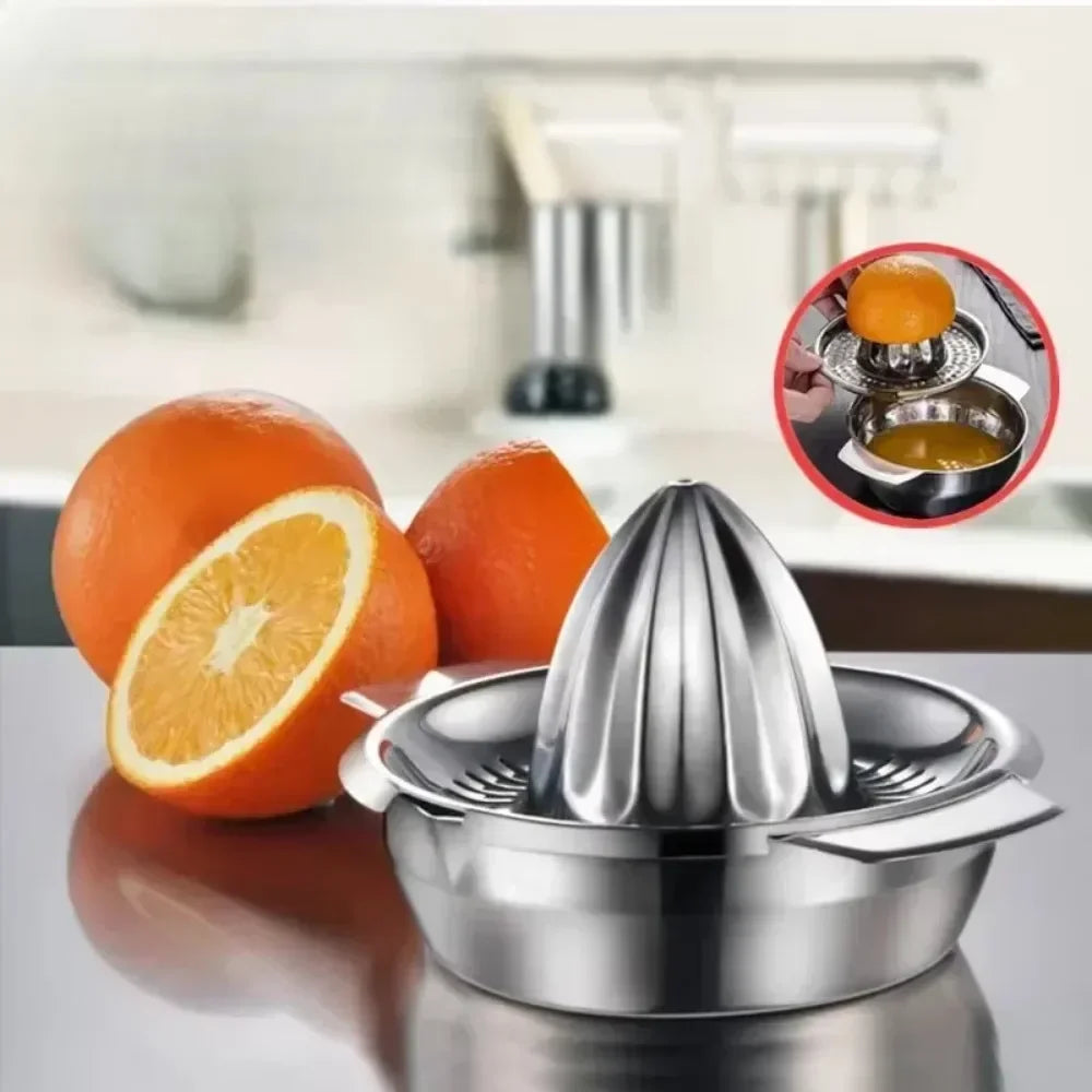 304 Stainless Steel Fruit Lemon Orange Juicer Household Small Creative Juicer Portable Manual Juicer Kitchen Gadget