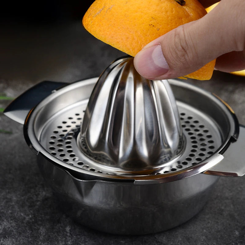 304 Stainless Steel Fruit Lemon Orange Juicer Household Small Creative Juicer Portable Manual Juicer Kitchen Gadget